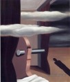 La catapulta del desierto 1926 René Magritte
